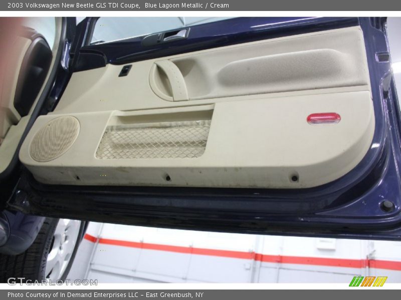 Blue Lagoon Metallic / Cream 2003 Volkswagen New Beetle GLS TDI Coupe