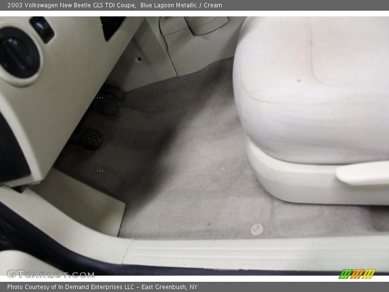 Blue Lagoon Metallic / Cream 2003 Volkswagen New Beetle GLS TDI Coupe