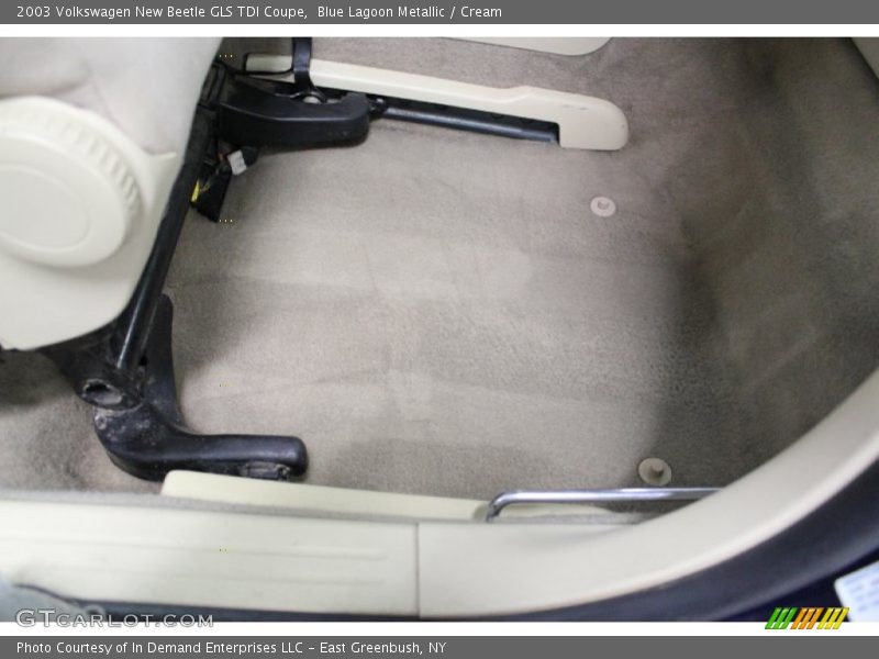 Blue Lagoon Metallic / Cream 2003 Volkswagen New Beetle GLS TDI Coupe