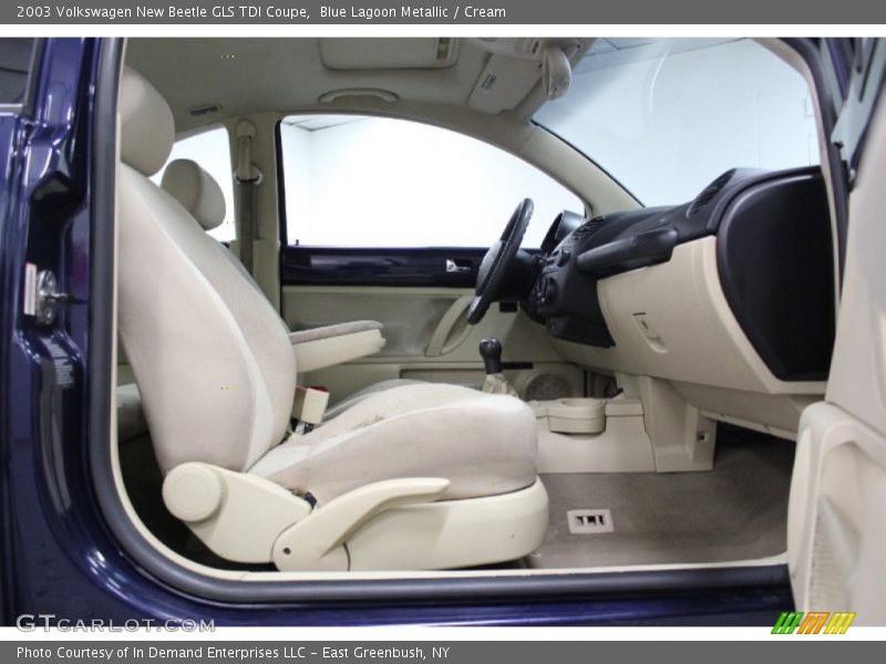 Blue Lagoon Metallic / Cream 2003 Volkswagen New Beetle GLS TDI Coupe