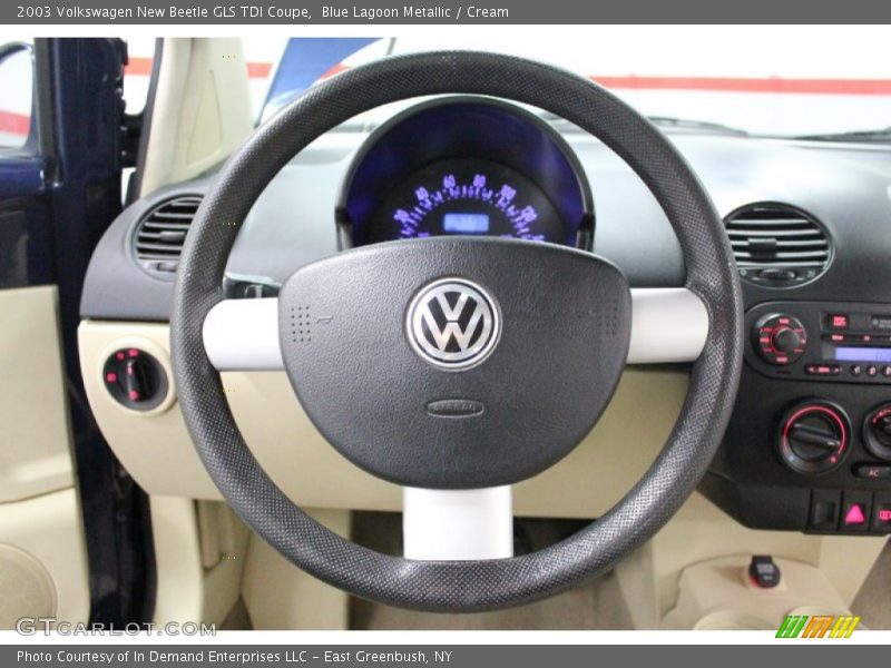 Blue Lagoon Metallic / Cream 2003 Volkswagen New Beetle GLS TDI Coupe