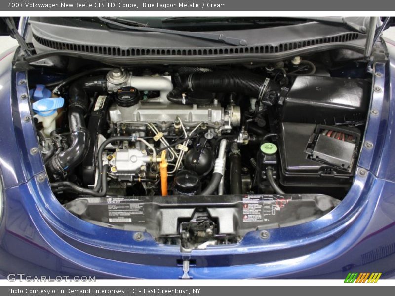 Blue Lagoon Metallic / Cream 2003 Volkswagen New Beetle GLS TDI Coupe