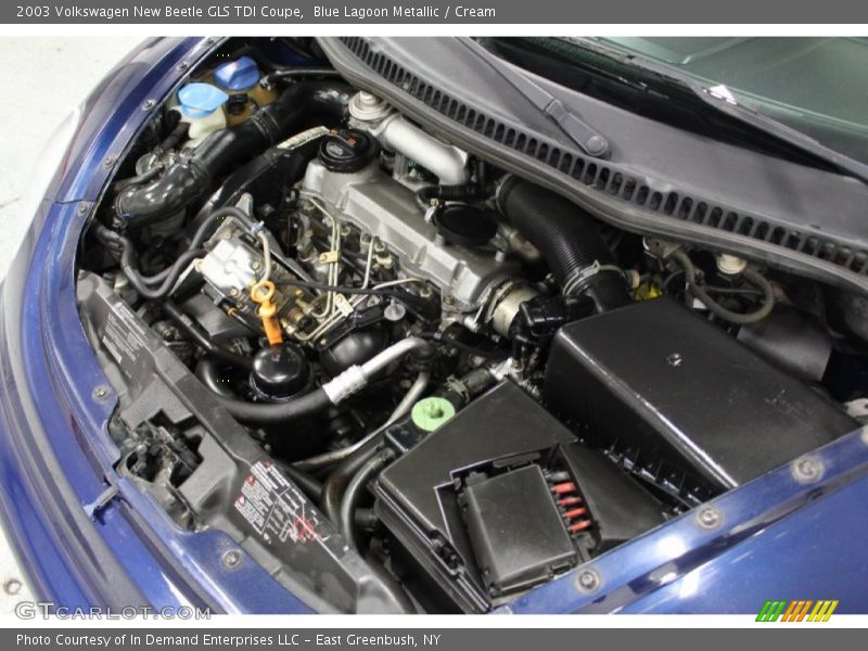 Blue Lagoon Metallic / Cream 2003 Volkswagen New Beetle GLS TDI Coupe