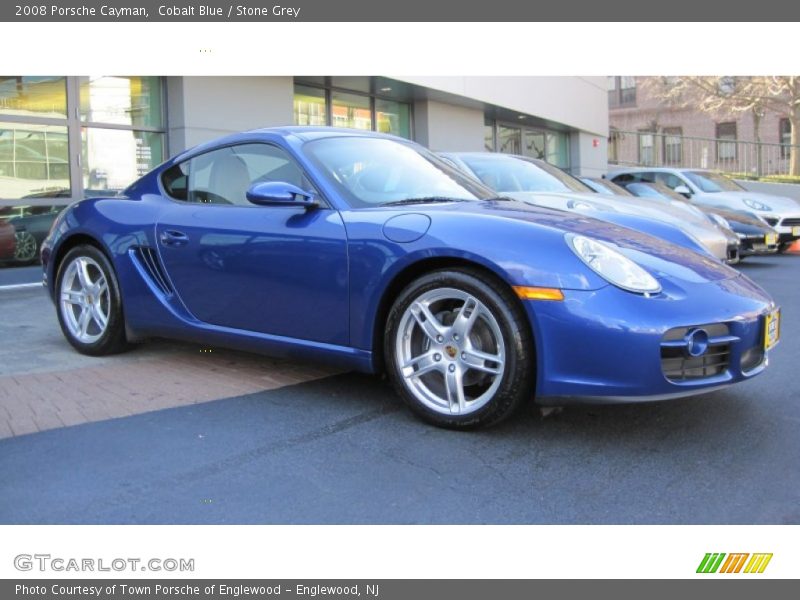 Cobalt Blue / Stone Grey 2008 Porsche Cayman