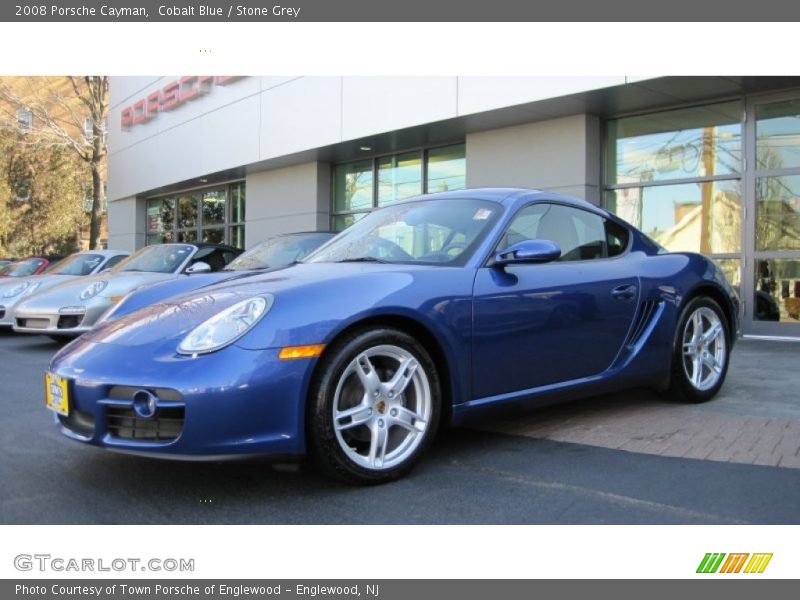 Cobalt Blue / Stone Grey 2008 Porsche Cayman