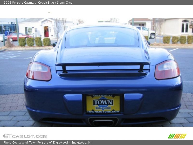 Cobalt Blue / Stone Grey 2008 Porsche Cayman