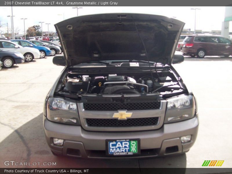 Graystone Metallic / Light Gray 2007 Chevrolet TrailBlazer LT 4x4