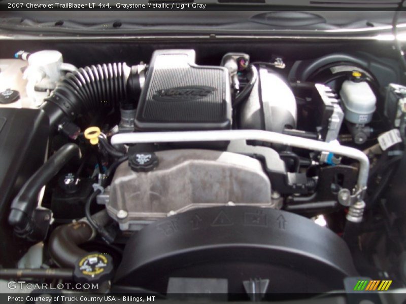 Graystone Metallic / Light Gray 2007 Chevrolet TrailBlazer LT 4x4