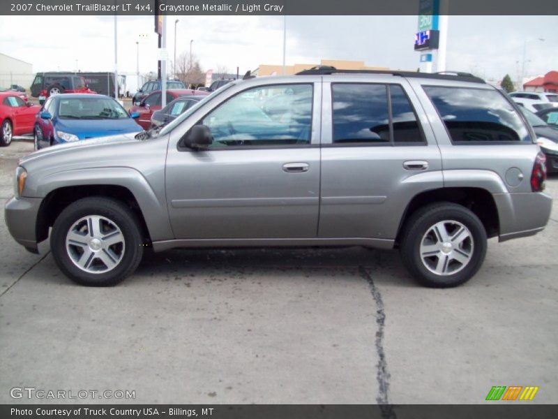 Graystone Metallic / Light Gray 2007 Chevrolet TrailBlazer LT 4x4