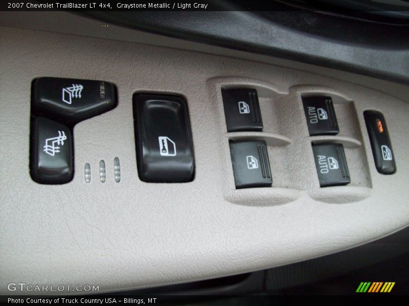 Graystone Metallic / Light Gray 2007 Chevrolet TrailBlazer LT 4x4