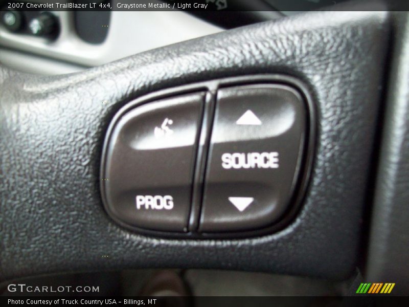 Graystone Metallic / Light Gray 2007 Chevrolet TrailBlazer LT 4x4