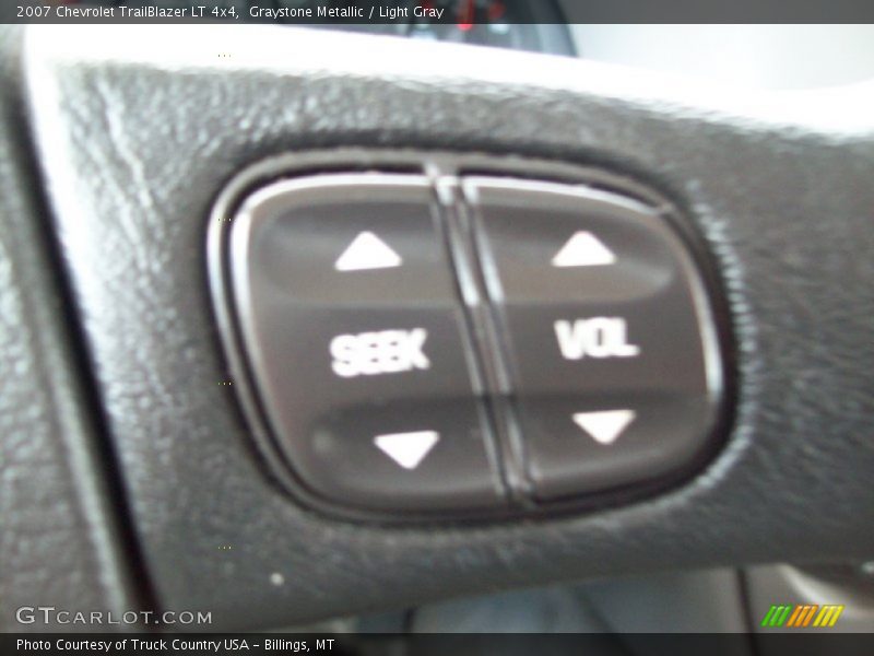 Graystone Metallic / Light Gray 2007 Chevrolet TrailBlazer LT 4x4