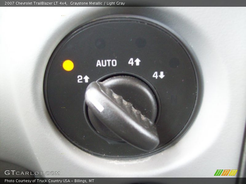 Graystone Metallic / Light Gray 2007 Chevrolet TrailBlazer LT 4x4