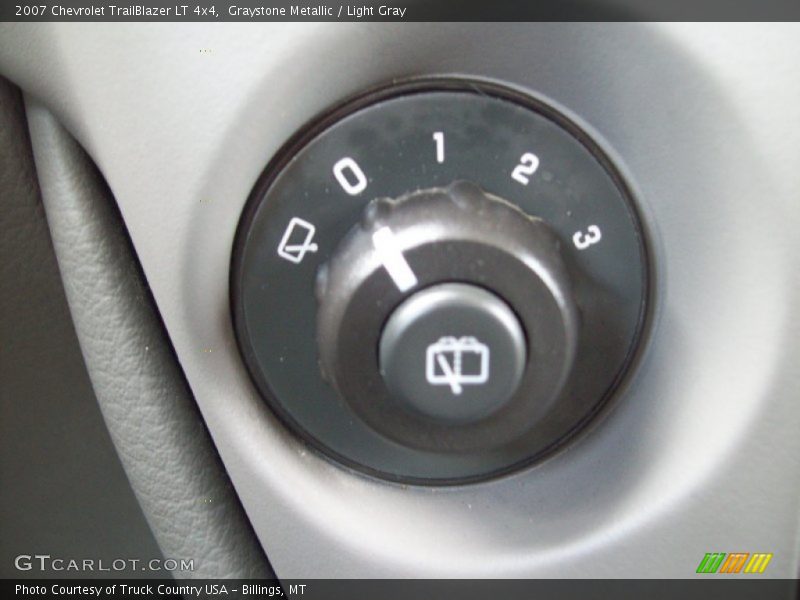 Graystone Metallic / Light Gray 2007 Chevrolet TrailBlazer LT 4x4