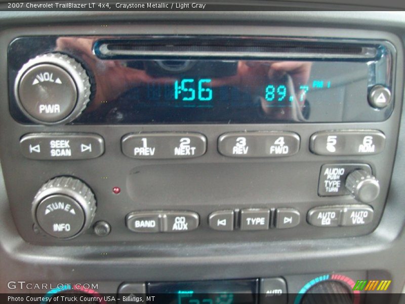 Graystone Metallic / Light Gray 2007 Chevrolet TrailBlazer LT 4x4