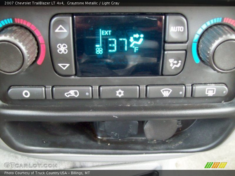 Graystone Metallic / Light Gray 2007 Chevrolet TrailBlazer LT 4x4