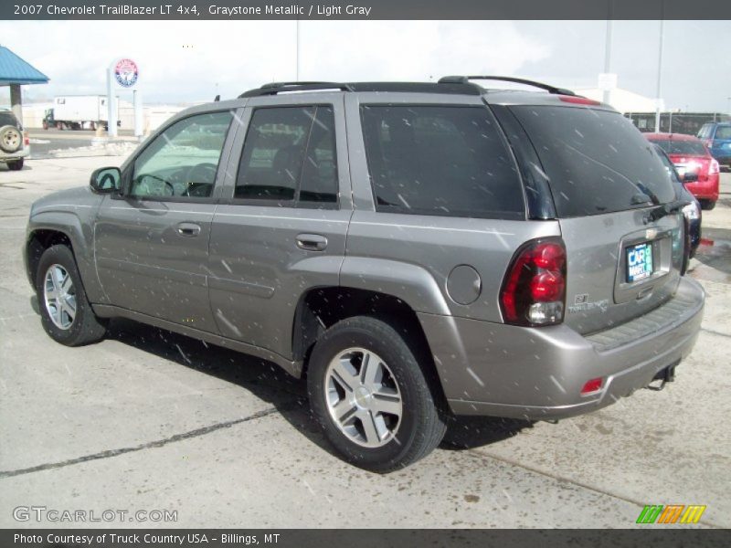 Graystone Metallic / Light Gray 2007 Chevrolet TrailBlazer LT 4x4