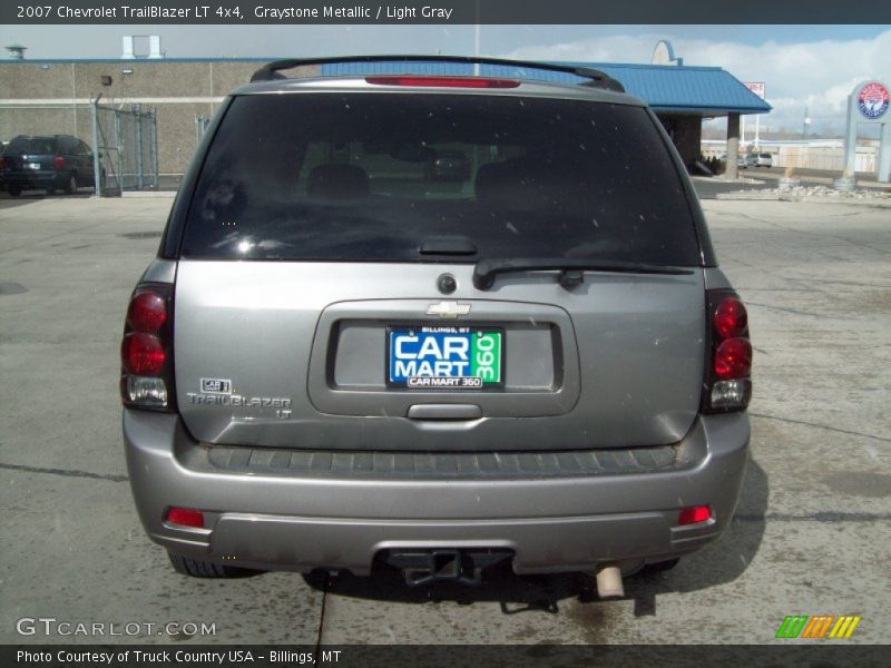 Graystone Metallic / Light Gray 2007 Chevrolet TrailBlazer LT 4x4
