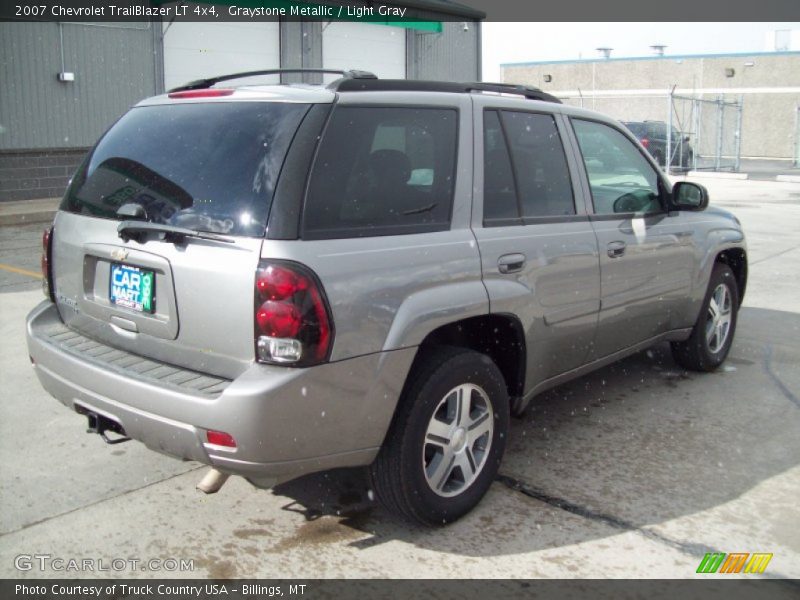 Graystone Metallic / Light Gray 2007 Chevrolet TrailBlazer LT 4x4