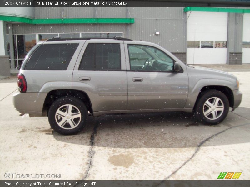 Graystone Metallic / Light Gray 2007 Chevrolet TrailBlazer LT 4x4