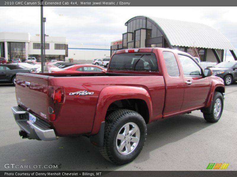 Merlot Jewel Metallic / Ebony 2010 GMC Canyon SLE Extended Cab 4x4