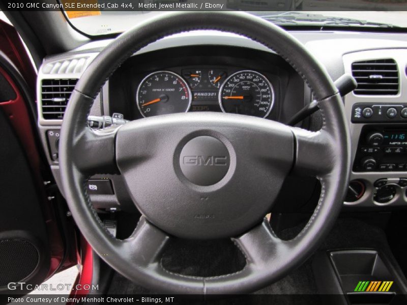 Merlot Jewel Metallic / Ebony 2010 GMC Canyon SLE Extended Cab 4x4