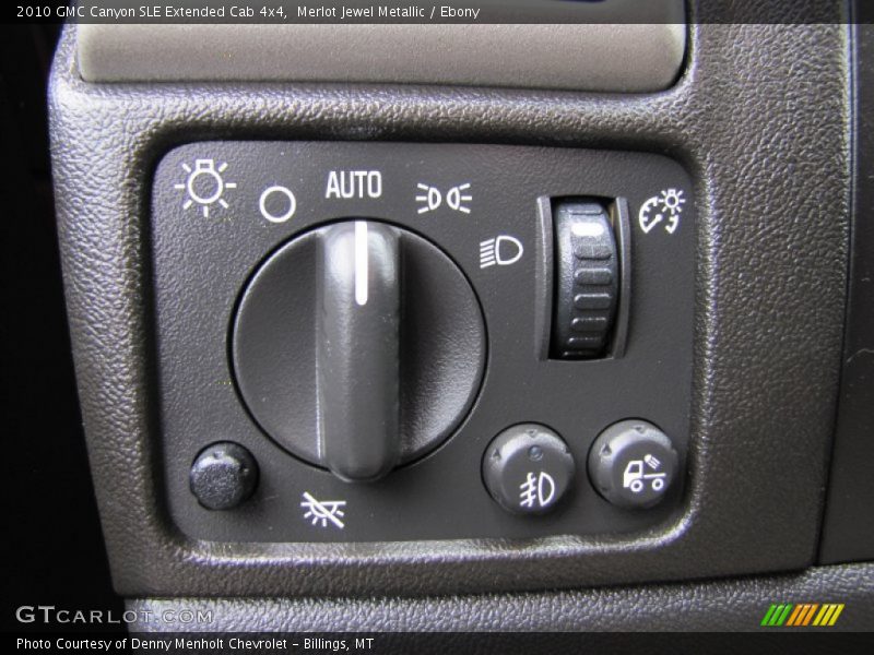 Merlot Jewel Metallic / Ebony 2010 GMC Canyon SLE Extended Cab 4x4