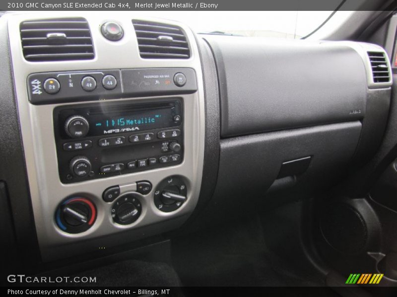 Merlot Jewel Metallic / Ebony 2010 GMC Canyon SLE Extended Cab 4x4