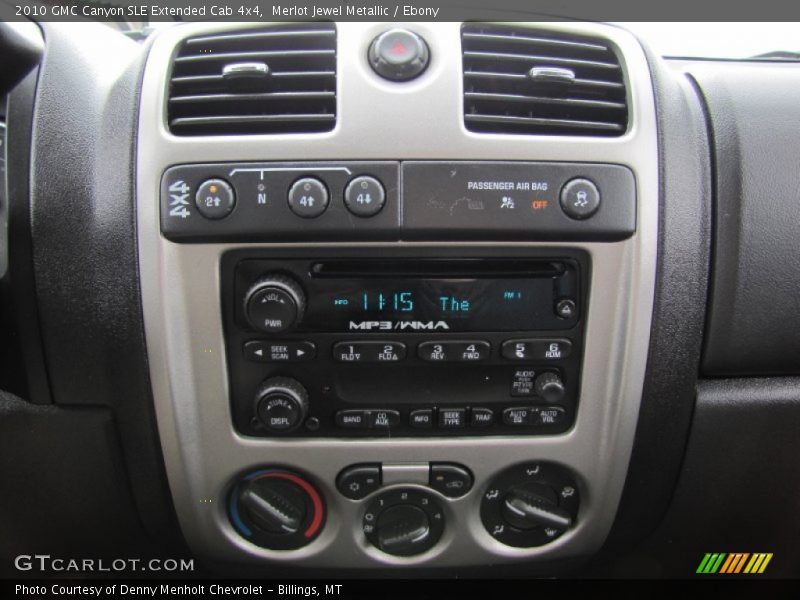 Merlot Jewel Metallic / Ebony 2010 GMC Canyon SLE Extended Cab 4x4