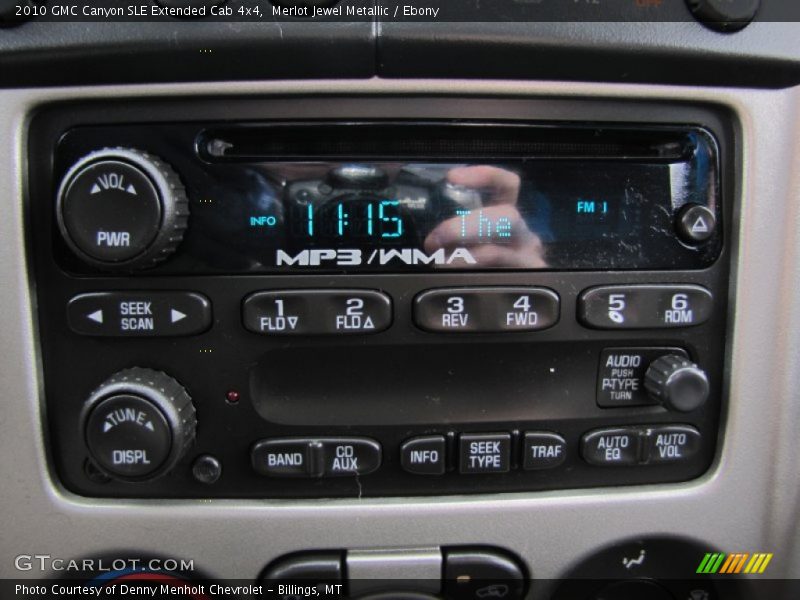 Merlot Jewel Metallic / Ebony 2010 GMC Canyon SLE Extended Cab 4x4