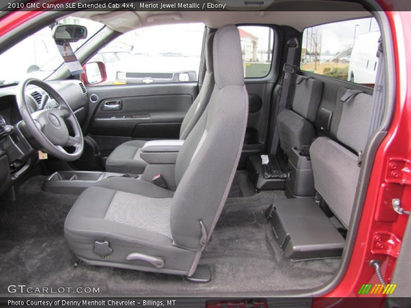 Merlot Jewel Metallic / Ebony 2010 GMC Canyon SLE Extended Cab 4x4