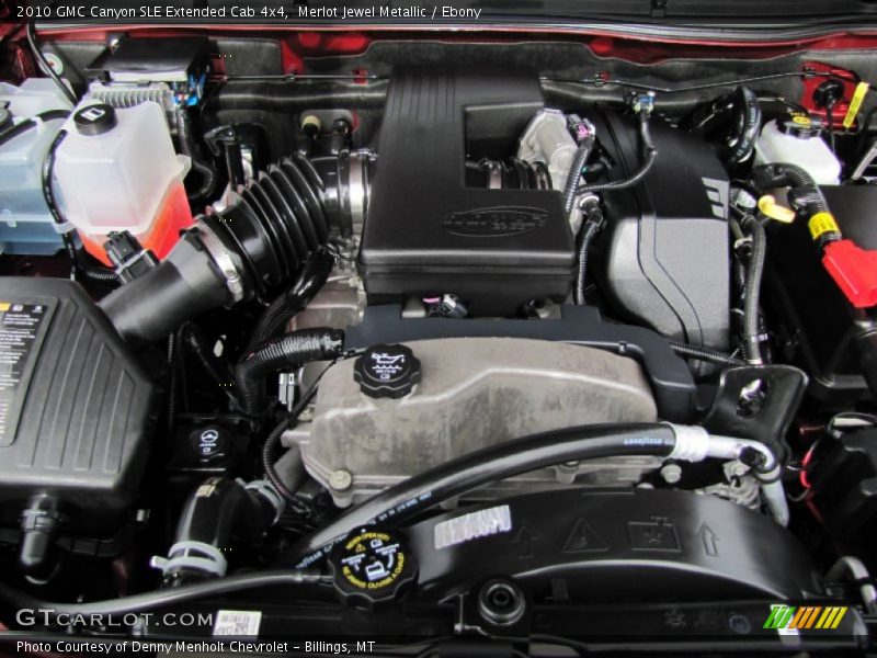 Merlot Jewel Metallic / Ebony 2010 GMC Canyon SLE Extended Cab 4x4