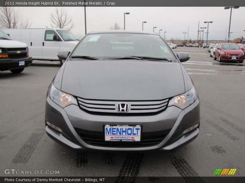 Polished Metal Metallic / Gray 2011 Honda Insight Hybrid EX