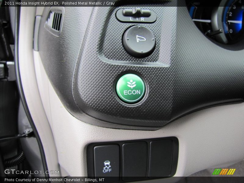 Controls of 2011 Insight Hybrid EX