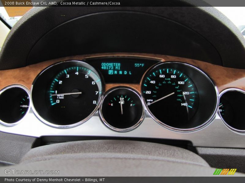 Cocoa Metallic / Cashmere/Cocoa 2008 Buick Enclave CXL AWD