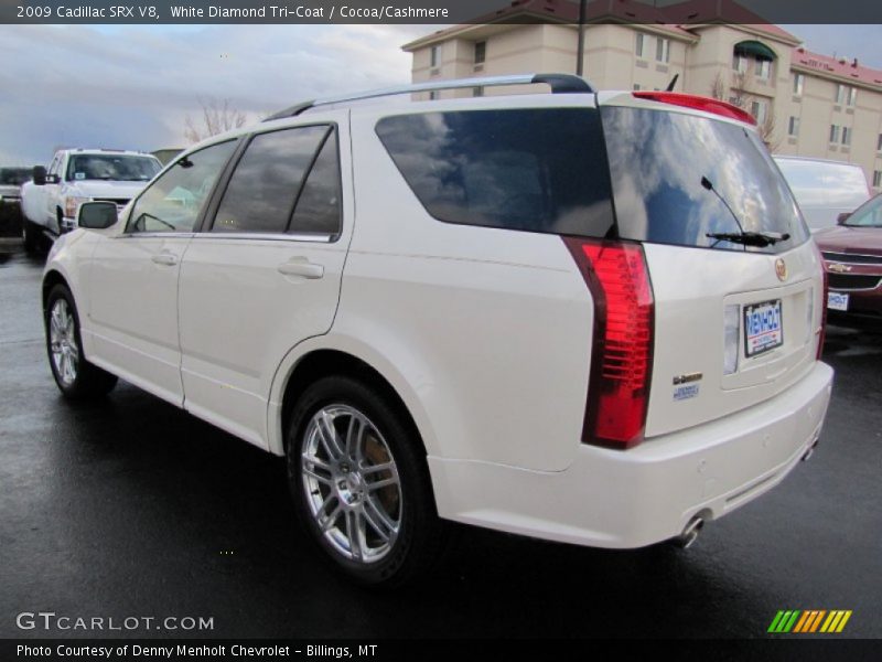 White Diamond Tri-Coat / Cocoa/Cashmere 2009 Cadillac SRX V8