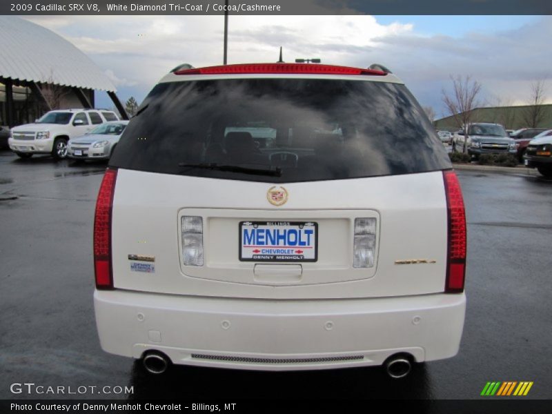 White Diamond Tri-Coat / Cocoa/Cashmere 2009 Cadillac SRX V8