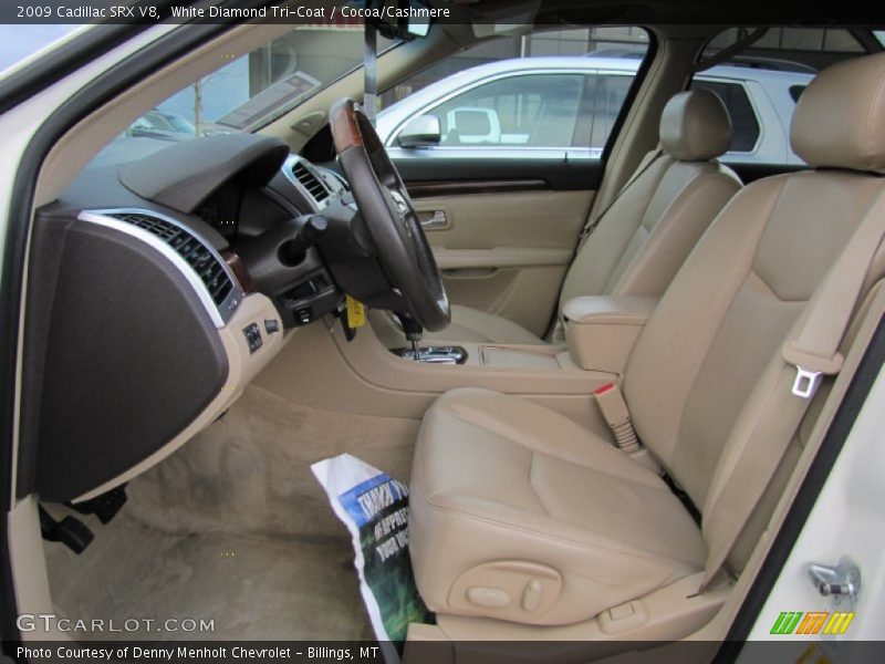 Front Seat of 2009 SRX V8