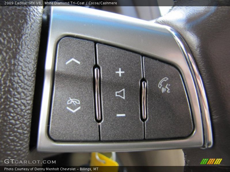 White Diamond Tri-Coat / Cocoa/Cashmere 2009 Cadillac SRX V8