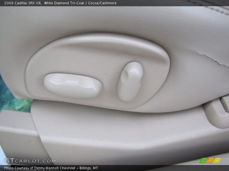 White Diamond Tri-Coat / Cocoa/Cashmere 2009 Cadillac SRX V8