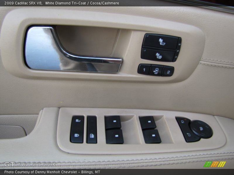 White Diamond Tri-Coat / Cocoa/Cashmere 2009 Cadillac SRX V8