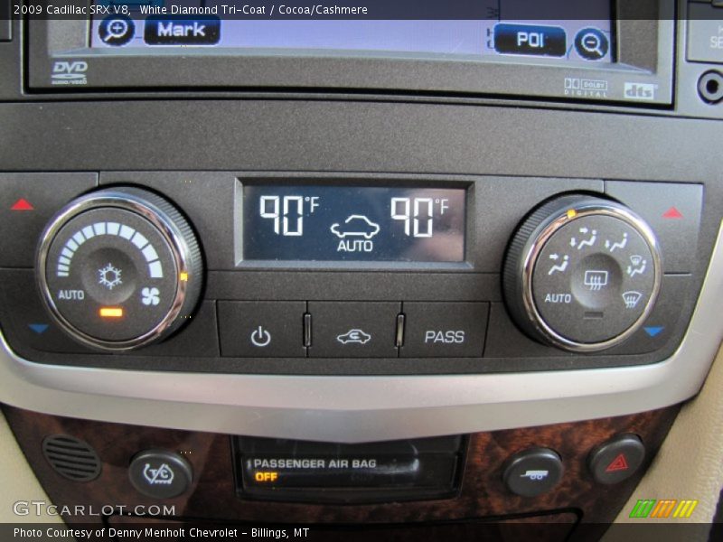 Controls of 2009 SRX V8