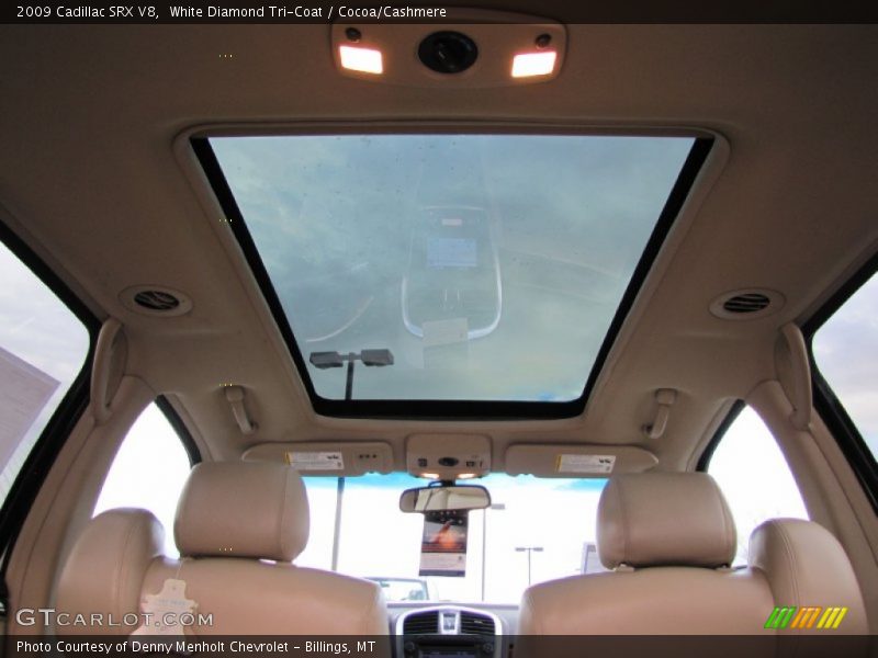 White Diamond Tri-Coat / Cocoa/Cashmere 2009 Cadillac SRX V8