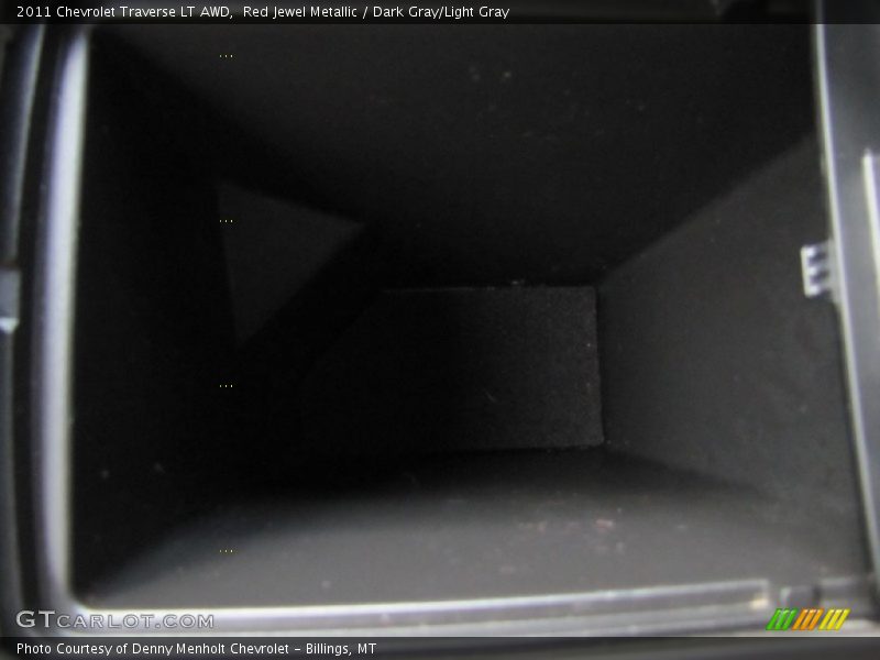Red Jewel Metallic / Dark Gray/Light Gray 2011 Chevrolet Traverse LT AWD