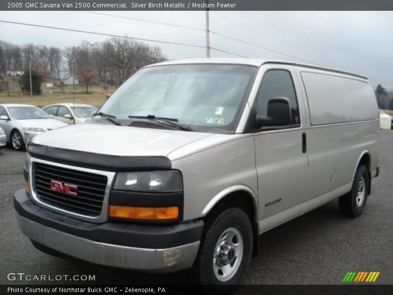 Silver Birch Metallic / Medium Pewter 2005 GMC Savana Van 2500 Commercial