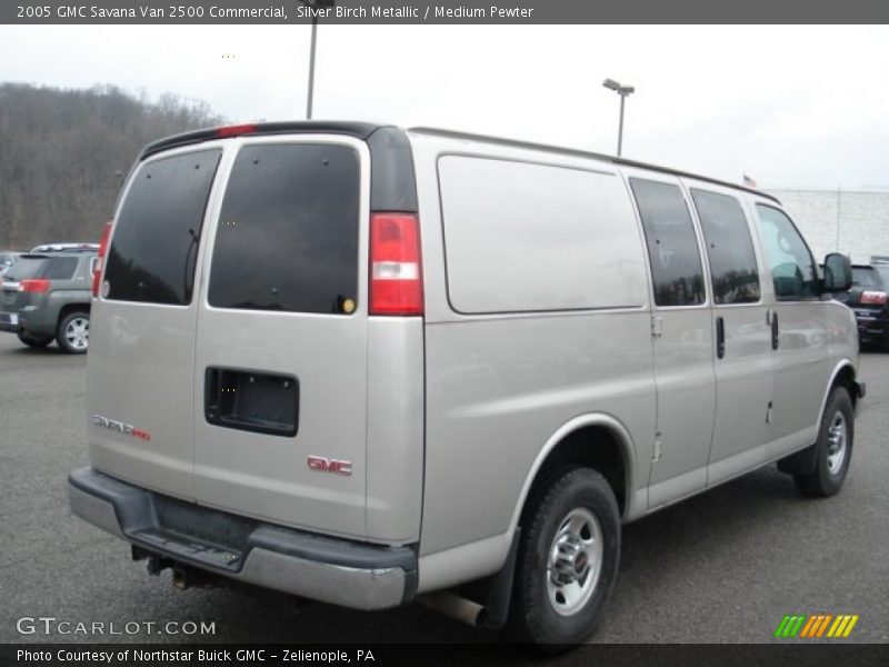 Silver Birch Metallic / Medium Pewter 2005 GMC Savana Van 2500 Commercial