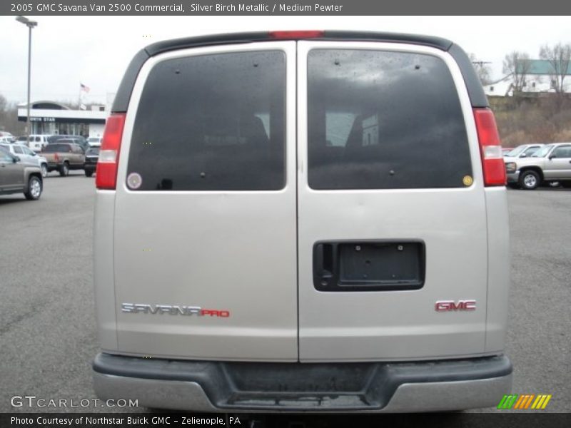 Silver Birch Metallic / Medium Pewter 2005 GMC Savana Van 2500 Commercial