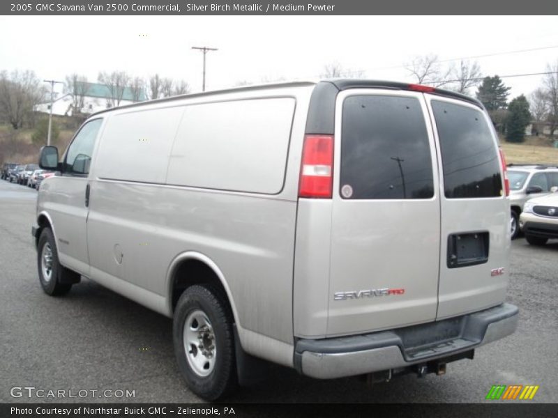 Silver Birch Metallic / Medium Pewter 2005 GMC Savana Van 2500 Commercial