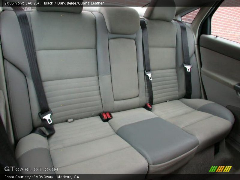 Rear Seat of 2005 S40 2.4i