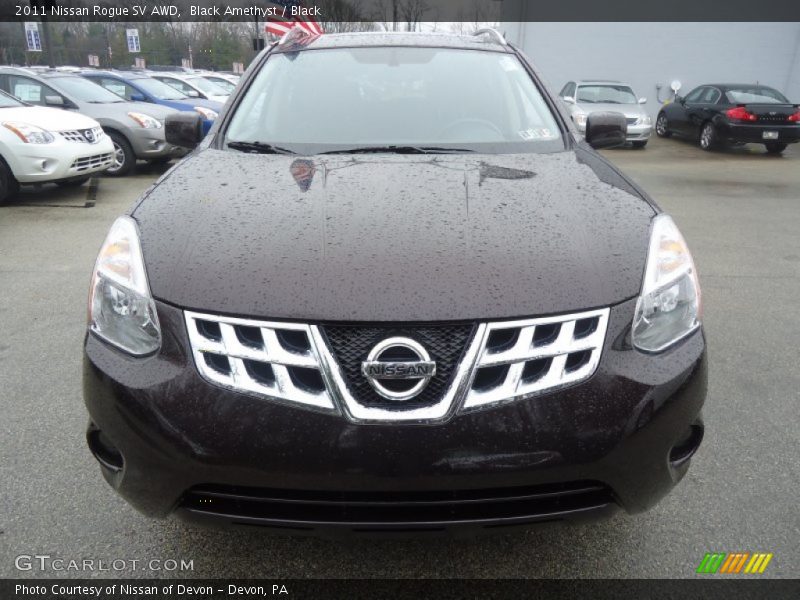 Black Amethyst / Black 2011 Nissan Rogue SV AWD